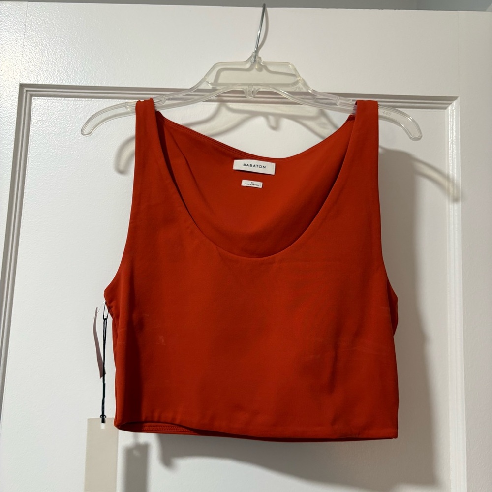 Aritzia Women's Burnt Orange Tank Top